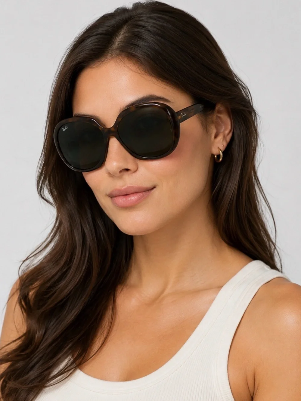 Ray-Ban Jackie Ohh II RB4098 710/71 Light Havana Green Sunglasses 60mm New Box